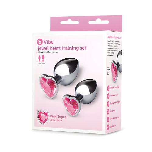 Set de Entrenamiento de Metal b-Vibe - Rosa