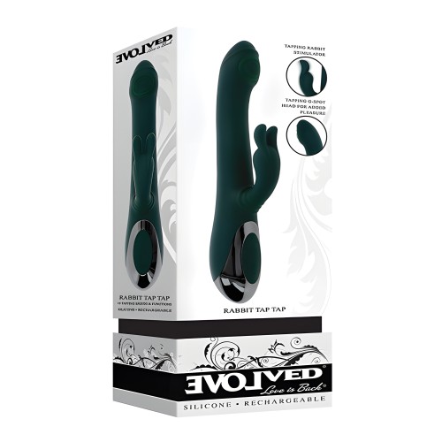 Evolved Rabbit Tap Tap Vibrador Conejo - Verde
