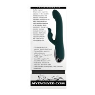 Evolved Rabbit Tap Tap Vibrador Conejo - Verde