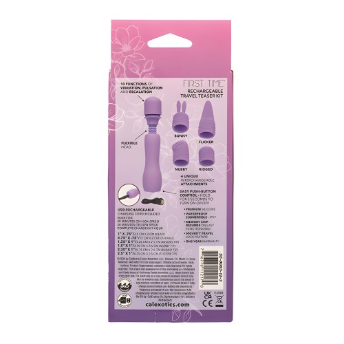 First Time Rechargeable Travel Teaser Kit - Purple