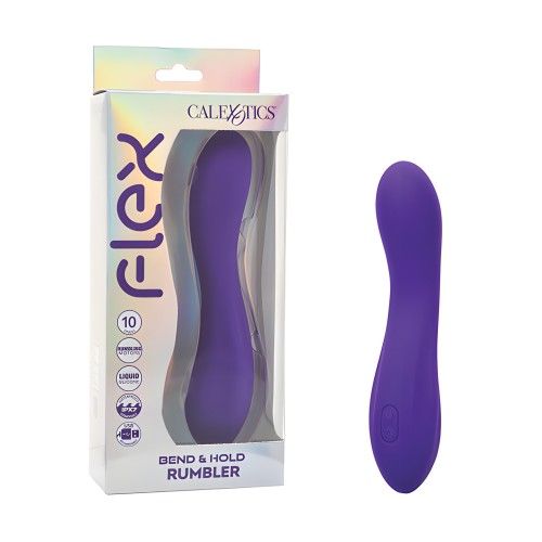 Flex Bend & Hold Rumbler G-Spot Massager in Purple