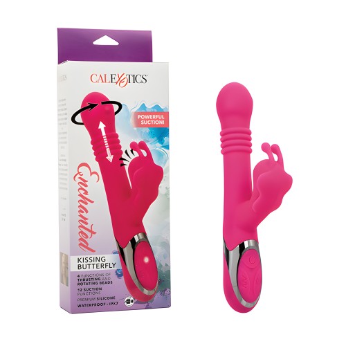 Enchanted Kissing Butterfly Vibrator - Pink