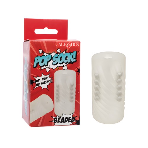 Pop Sock! Beaded Stroker - Clear