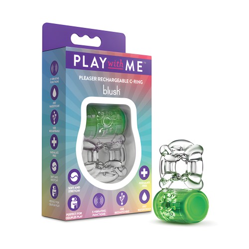 C-Ring Recargable Play With Me - Neon Verde