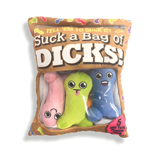 Almohadas de Peluche Suck A Bag of Dicks - Bolsa de 5 Pene
