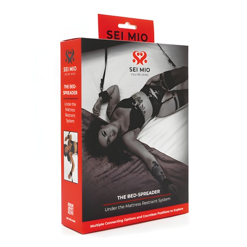 Sei Mio The Bed Spreader Under the Mattress Restraint System - Black