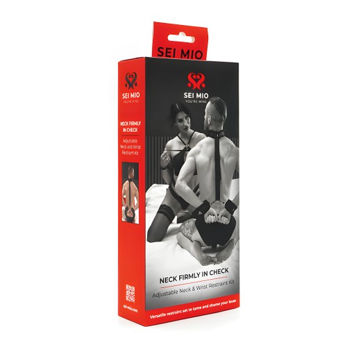 Sei Mio Neck Restraint Kit - Black