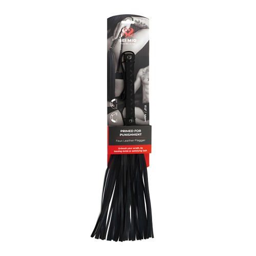 Sei Mio Primed for Punishment Flogger - Black