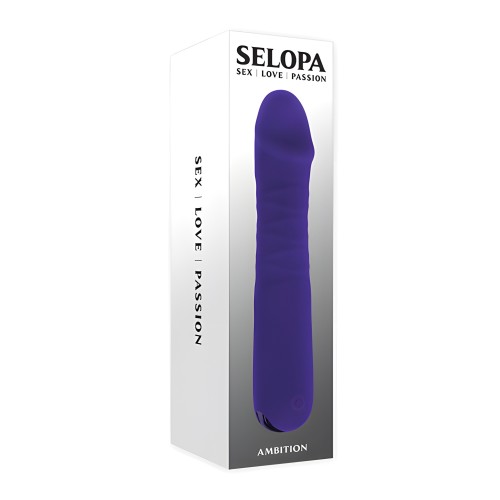 Selopa Ambition Thrusting Vibrator - Purple