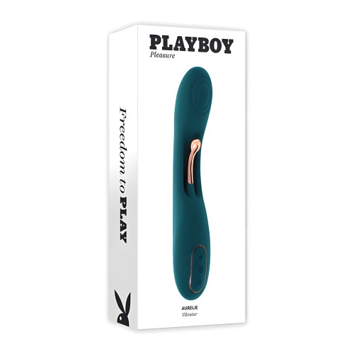 Vibrador G-Spot Playboy Pleasure Aurelie - Verde Teal