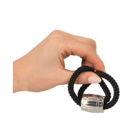 Rebel Two Loop Heavy Rope Cock Lasso - Black