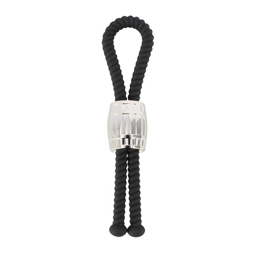 Rebel Heavy Rope Cock Lasso - Black