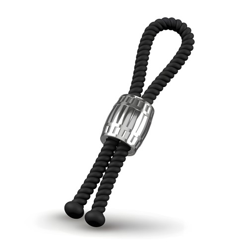 Rebel Heavy Rope Cock Lasso - Black