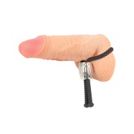 Rebel Heavy Rope Cock Lasso - Black