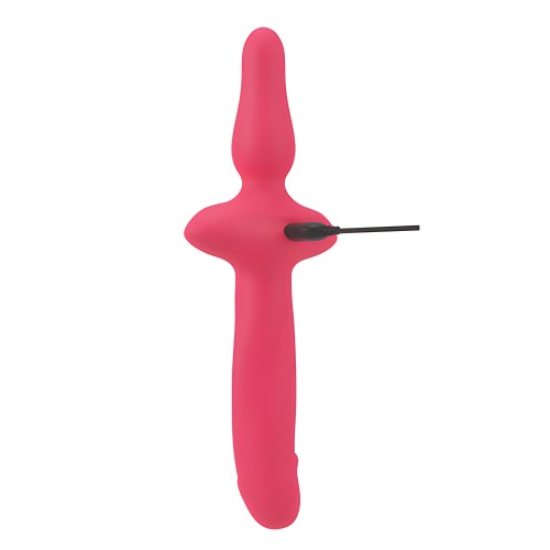 Couples Choice 2in1 Vibrator Pink - Dual Pleasure