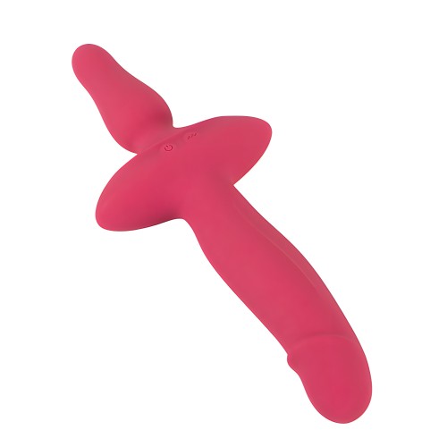 Couples Choice 2in1 Vibrator Pink - Dual Pleasure