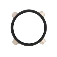 Rebel Cock Ring w/Studs - Black