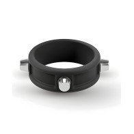 Rebel Cock Ring w/Studs - Black