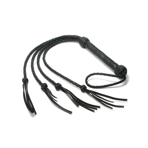 Fusta de Cuero con Cuatro Lazos