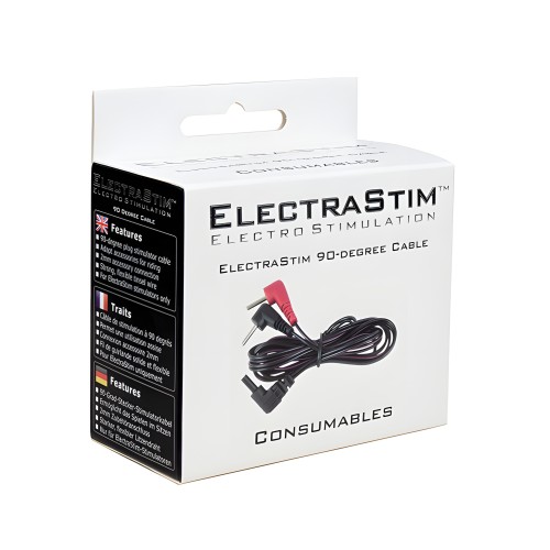 ElectraStim Cable with 90 Degree Plugs