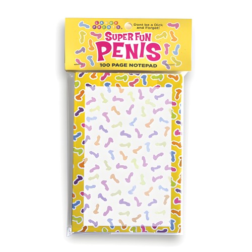 Bloc de Notas Divertido de Penes - 100 Hojas