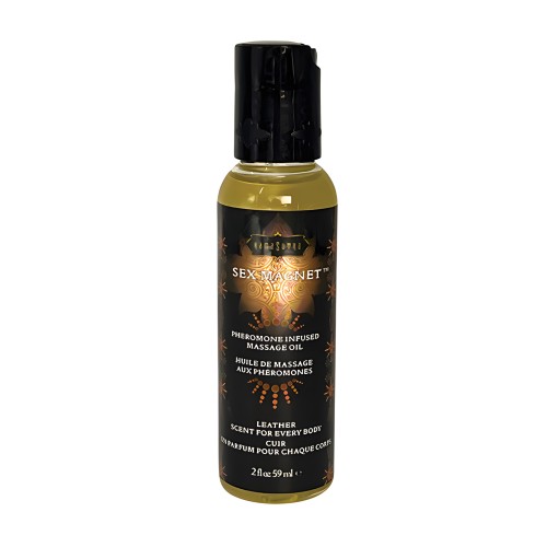 Kama Sutra Pheromone Massage Oil - Leather