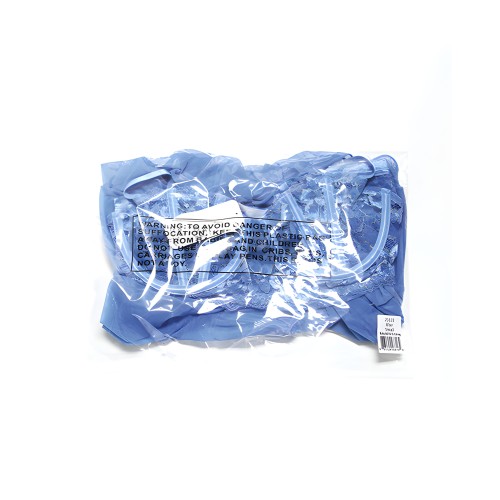 Floral Lace Babydoll Set Blue - Coquette