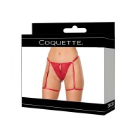 Lace Thong with Garters