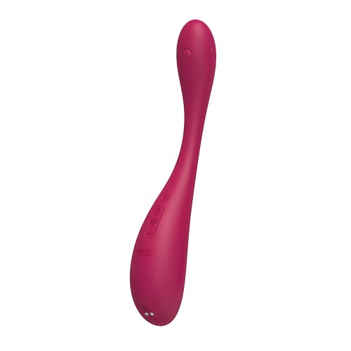 Puff Inflatable Kegel Ball - Dark Red
