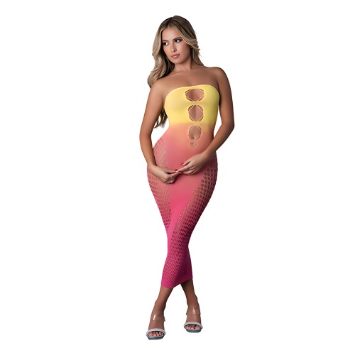 Seamless Sleeveless Gown - Sunset Ombre