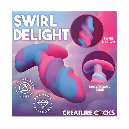 Plug de Silicona Unicornio Swirl