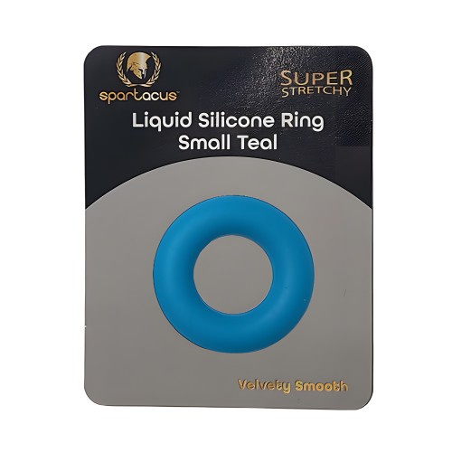 Anillo de Silicona Líquida Spartacus Pequeño - Verde Azulado
