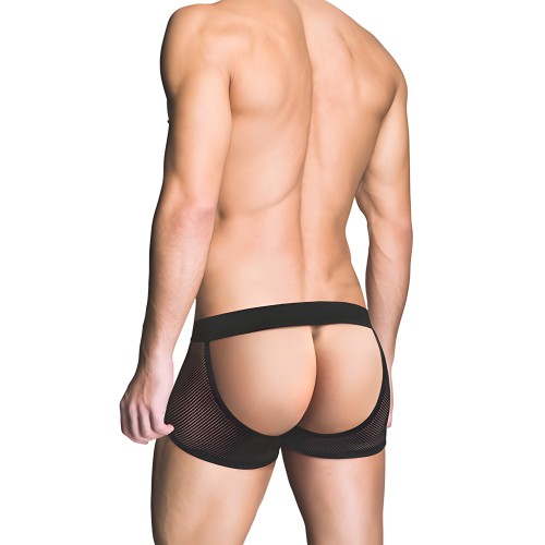 Prowler RED Fishnet Ass-less Trunk - Black LG