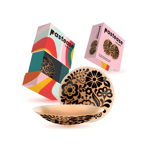 Pastease HALOS Silicone Floral Nipple Covers - Bloom D+ Cup