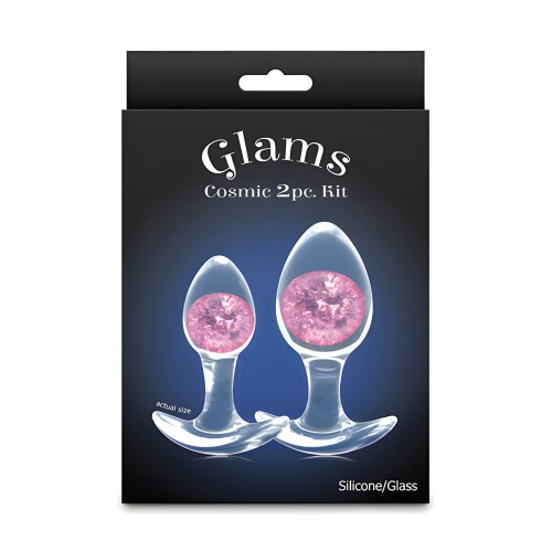 Cosmic Glams Kit de 2 Piezas de Tapones - Rosa