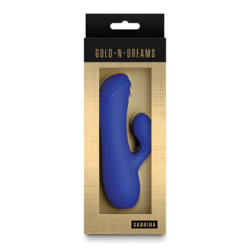 Gold n Dreams Vibrating Rabbit - Sapphire