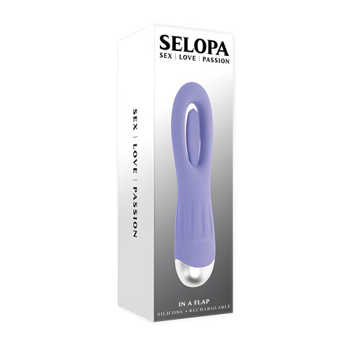 Selopa In a Flap - Purple Vibrator