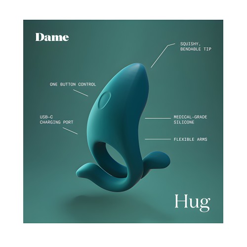 Dame Hug Anillo Vibrador para Parejas - Fir