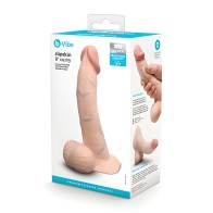b-Vibe Slipskin 8" Curvy Crema