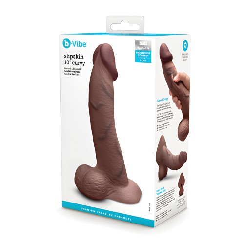 b-Vibe Slipskin 10" Curvy - Brown