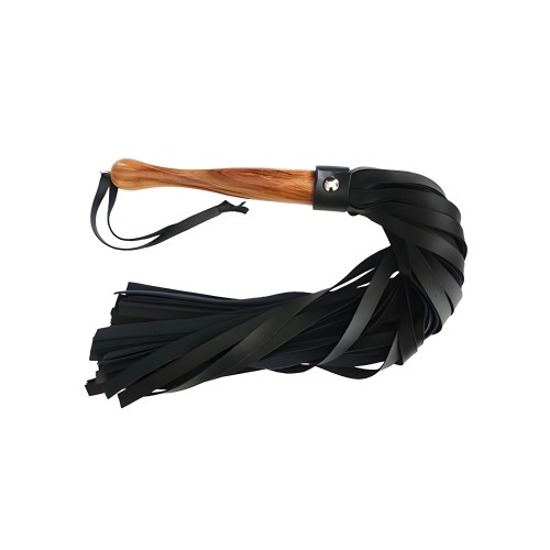 Rouge Fetish Play Vegan Flogger - Black