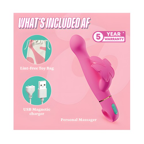 Aria - Naughty AF 2.0 - Rechargeable Vibe - Plum