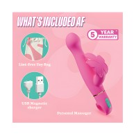 Aria - Naughty AF 2.0 - Rechargeable Vibe - Plum