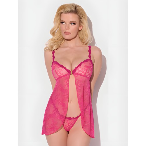 Conjunto Yvone Babydoll - Rosa LG