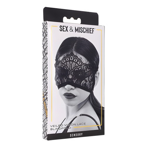 Sex & Mischief Veiled Vision Lace Blindfold