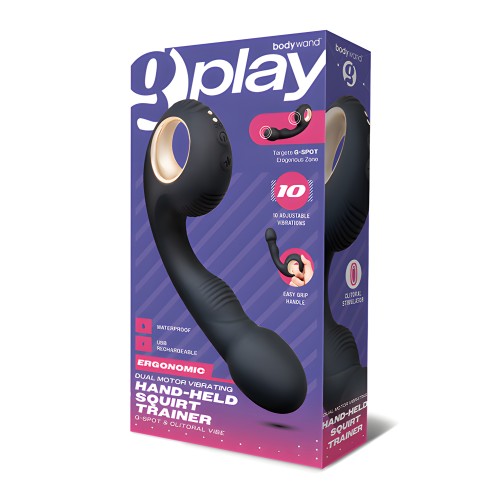 Bodywand G-Play Ergonomic Dual Motor Squirt Trainer - Black