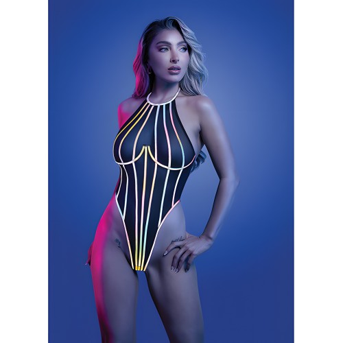 Teddy con Atadura Halter Reflectante Solar - Negro M/L