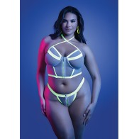 Bralette y Tanga que Brillan en la Oscuridad