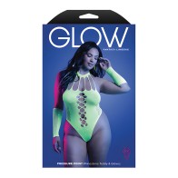 Pressure Point Teddy & Gloves Set - Neon Green