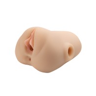 PDX Plus Doble Pounder Estimulador Vibrante - Claro